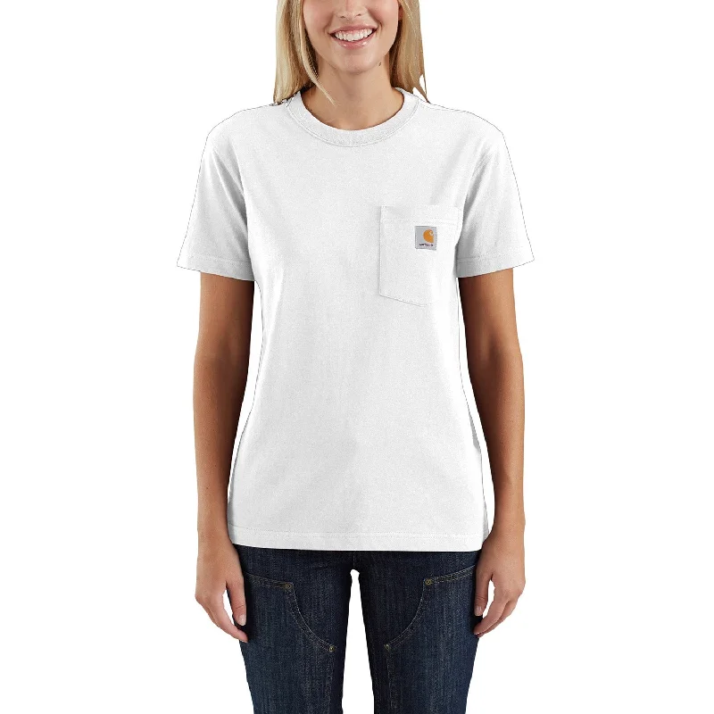 Carhartt Women's Short Sleeve Pocket T-Shirt_White