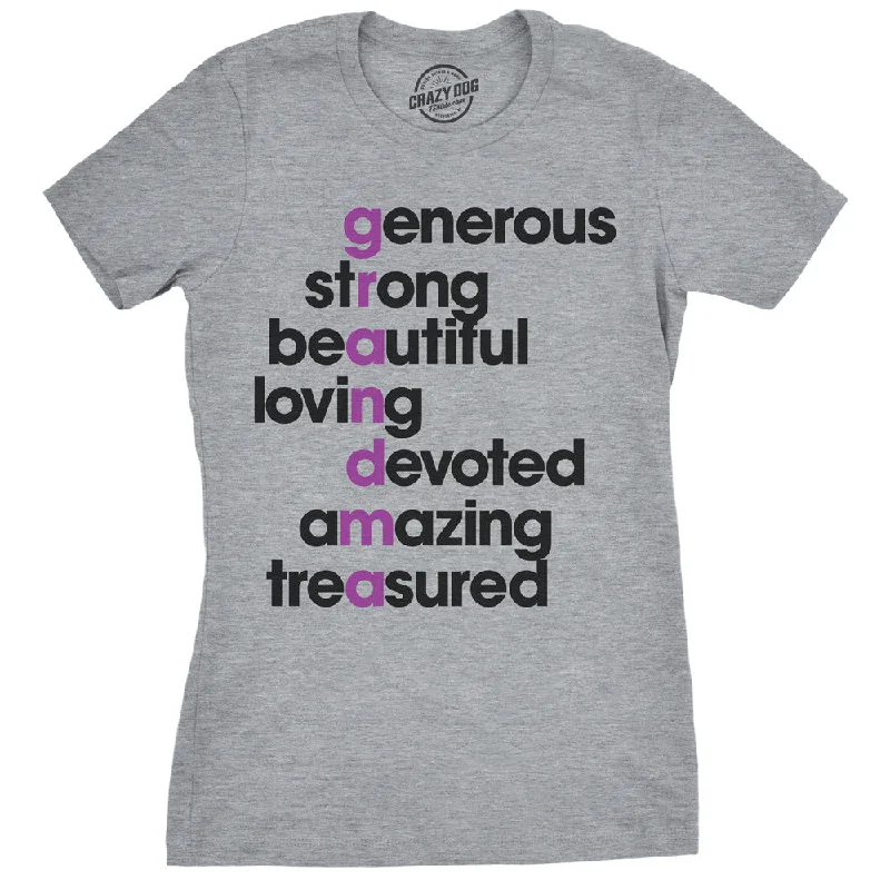 Grandma Letters Women's T Shirt