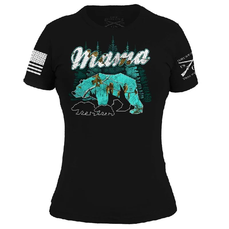 Women's Mama Bear T-Shirt - Realtree Xtra® Sea Glass