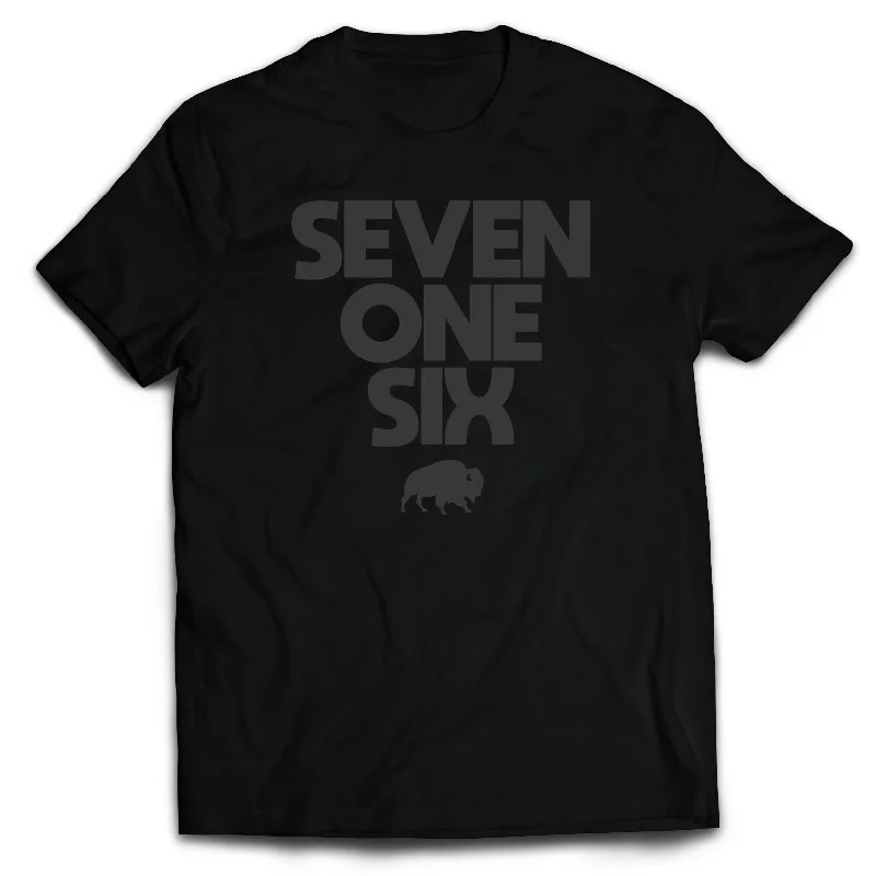 SevenOneSix - Adult Shirt - BLACK