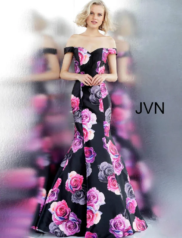 Jovani 67132 Tiered Mermaid Long Prom Dress