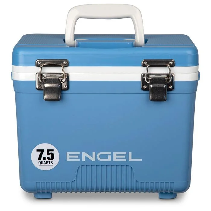 7.5 Quart Drybox / Cooler: Blue