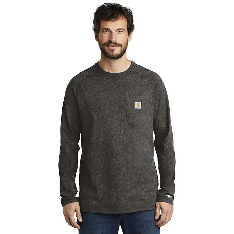 Force Cotton Delmont Long Sleeve T-Shirt - Slate