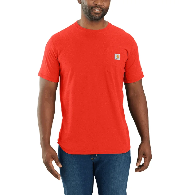 104616 - Carhartt force® relaxed fit midweight short-sleeve pocket t-shirt- Currant Heather